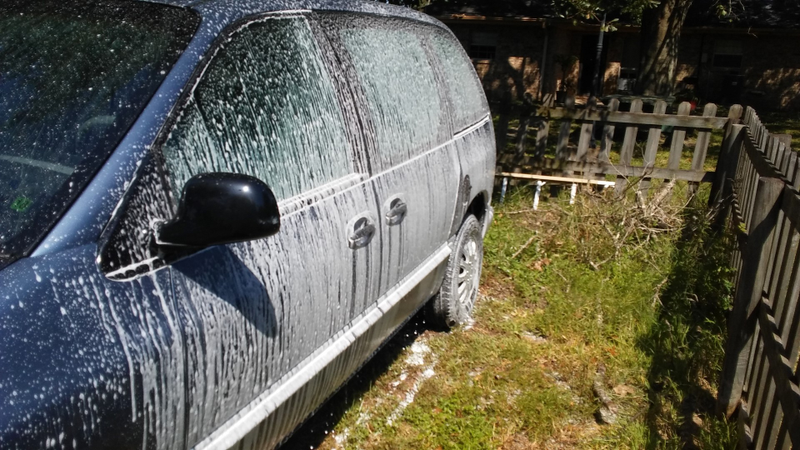 Illustration for article titled Nice Day to Wash a Car...A...Van